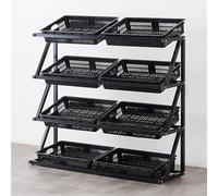 Generico Scaffale per Snack, espositore per Negozi, Organizer per Snack, espositore per supermercati, espositore Commerciale con Diverse opzioni di cestelli per Lo stoccaggio e l'organizzazione al de