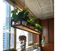 Generico Scaffale portaoggetti, espositore per Negozi, scaffale per Snack, Organizer, espositore in Metallo, scaffale a griglia da soffitto, Organizer Resistente per Cucina, per riporre ed esporre
