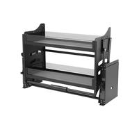 Generico Scaffale Portaoggetti Estraibile A 2 Strati,Cestello Portaoggetti Regolabile,Condimenti Domestici E Scolapiatti,Risparmia Spazio(610x270x530mm)