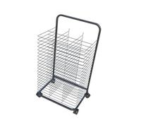 Generico Scaffale portaoggetti for opere d'arte, supporto for asciugatura carta a 20 ripiani, stendibiancheria in metallo for disegni, for scuole, arte, scuola materna, stoccaggio tele