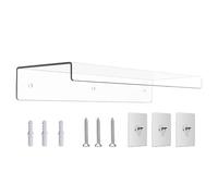 Generico Scaffale trasparente per oggetti da collezione - di mensole da parete in acrilico invisibile, elegante per esposizione, apparecchio per decorazioni contemporanee | Mobili versatili per