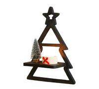 Generico Scaffali Decorativi,Design Albero di Natale - Ripiani da Parete per Piante con Ganci Appendibili a Tema Natalizio - Per Le Feste Camera Da Soggiorno Cucina Ingresso