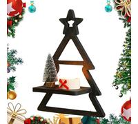 Generico Scaffali In Legno - Design Albero di Natale | Scaffali Galleggianti Festivi per Piante - Per Le Feste Camera Da Soggiorno Cucina Ingresso