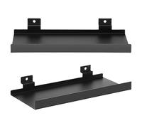 Generico Scaffali Metallici Per Parete Attrezzata - 25x11cm, Espositore Retail Resistente | Pannello Con Superfici Lisce - E Camera Negozio Scarpe Boutique Sala Giochi