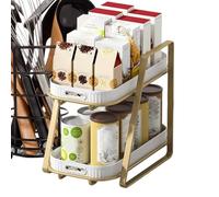 Generico Scaffali - Scaffale A 2 Livelli, Organizer Per Bar, Espositore Antiscivolo Antiruggine | Espositore Per Tazze Per Bar/caffetteria Da Tavolo Per Dormitorio Per Adulti, Casa Familiare