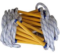 Generico Scala antincendio di Emergenza, Scala di Sicurezza con Corda e Ganci, Corda di Fuga ignifuga per un'evacuazione Rapida, Scala di Sicurezza Portatile per Uso Domestico e in Ufficio.