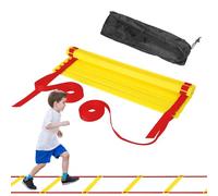 Generico Scala di agilità, Scala di Allenamento,Attrezzatura per l'allenamento della velocità Strumento per Esercizi di Equilibrio | per attività Ricreative all'aperto, scaletta per Attrezzature da c