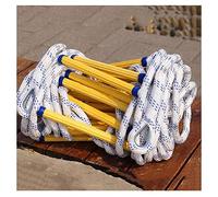 Generico Scala di Corda antincendio - Design Compatto e Antiscivolo per Un rapido utilizzo - Strumento di Sicurezza Essenziale per Le emergenze in casa, in Ufficio e all'aperto - Facile da Usare