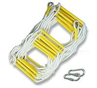 Generico Scala di Corda antincendio di Emergenza per edifici da 2 a 10 Piani, Scala da Arrampicata Resistente da 12 Metri, Soluzione di Fuga Rapida per finestre, Attrezzatura di Sicurezza affidabile.