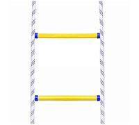 Generico Scala di Corda di Emergenza antincendio - Scala di Sicurezza Portatile da 10 m per Bambini e Adulti, Attrezzatura di evacuazione e Salvataggio Rapida, Resistente, Facile da Usare, dispositiv