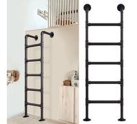 Generico Scala Dritta da 100 cm a 300 cm per Loft, Scala di Emergenza per finestre, scaletta a Parete per Scale di Magazzino, Scale universali Resistenti (270 cm/106 Pollici)