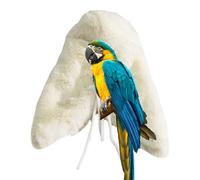 Generico Scalda- per Gabbia - Tenda Invernale Sospesa in Velluto Peluche, Scalda per Caldo per Parrocchetti Pappagallini, Morbido Angolo Nascosto Termico | Birdhouse per Il Comfort De