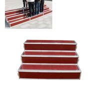 Generico Scale corali Pieghevoli, Piattaforma rialzata per palcoscenico, Piattaforma in Metallo Antiscivolo, Piattaforma Portatile per palcoscenico, posti a Sedere Multi
