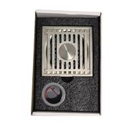 Generico Scarichi a Pavimento in Acciaio Inossidabile Scolapiatti for Lavatrice Quadrato Copri Filtro for Doccia for Accessori for WC da Bagno(9002)