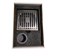 Generico Scarichi a Pavimento in Acciaio Inossidabile Scolapiatti for Lavatrice Quadrato Copri Filtro for Doccia for Accessori for WC da Bagno(9001)