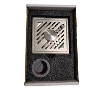 Generico Scarichi a Pavimento in Acciaio Inossidabile Scolapiatti for Lavatrice Quadrato Copri Filtro for Doccia for Accessori for WC da Bagno(9004)
