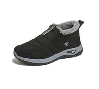 Generico Scarpe Basculanti Donna Scarpe Ginnastica Invernali da Donna in Pile Foderate,Spesse E Calde,in Cotone,Comode E Casual Ginnastica Corsa Sportive Sneakers Donne Sneaker (Black,43)