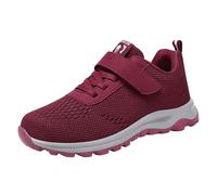Generico Scarpe Comode per Camminare Scarpe da Palestra Casual Sportive da per La Primavera E L'Estate,Antiscivolo,alla,Leggere Donna Sneakers Passeggio Ginnastica (Red,36)