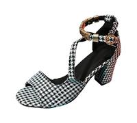 Generico Scarpe con Tacco,Décolleté Donna,Sandali da Donna alla Moda con Punta Aperta e Tacco Aperto, Disponibili in Taglie Forti