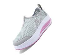 Generico Scarpe da Corsa Donna Tennis Traspiranti Basse Elastiche Ginnastica a Piedi Nudi Traspirante Antiscivolo con Supporto dell'Arco Plantare per Passeggio