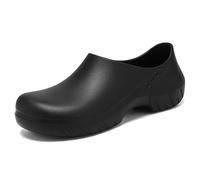 Generico Scarpe Da Cucina Antiscivolo, Zoccoli Da Cuoco Impermeabili, Scarpe Da Lavoro Da Uomo E Da Donna, Comode Scarpe Da Giardino E Da Ristorante Antiscivolo, Anti-EVA(Black,EU36-37)