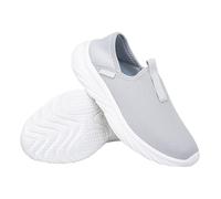 Generico Scarpe da Passeggio Donna Comode Sportive Basse Scarpe Orthopediche Morbide da in Tessuto Traspirante Passeggio On in Schiuma Comodi (Grey,45)