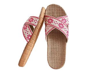 Generico Scarpe da spiaggia donna,super morbide Ciabatte Casa Estive Aperte Pantofole Piscina Esterno Ortopediche Sandali Donna Antiscivolo Doccia Eleganti Casual Mare