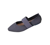 Generico Scarpe Donna Basse con Punta Appuntita Morbidi Casual Eleganti Ballerina Traspirante Comode e Morbide Slip-on Ballerine per Lavoro Ufficio Business