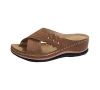 Generico Scarpe Donna Basse, Larga Antiscivolo Morbide Pantofole Mare Punta Ciabatte Piscina Aperte Sandali Anatomiche Estive Comodi Con Eleganti, Sandali Donna Estive Comode E Belle