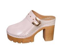 Generico Scarpe Donna Eleganti con Tacco Sandali Comodi Ciabatte con Tacco Alto Taglie Forti,Tendenze Primavera Ed Estate,Pantofole Spesse Per Le Donne Sandali Bassi Donna Scarpe (Beige,37)