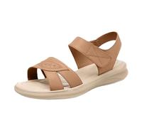 Generico Scarpe Donna Estive con Zeppa Eleganti Comoda Sandali da Passeggio con Supporto Plantare da Donna,Comodi Sandali Ortopedici Tacco Scarpe Comode E Morbide (Gold,38)