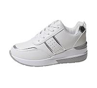 Generico Scarpe Donna Memory Foam Scarpe da Corsa Giacca da Uomo Autunno E Inverno Giacca Alpinismo Stagioni Outdoor Uomo Respirabile Sportive Basse (White,41)