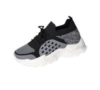 Generico Scarpe Memory Foam Donna Scarpe Running Sportive Casual Spesse,Sottili E Traspiranti,per Tutte Le Stagioni,in Rete Intrecciata,per Donna Sneakers Comode Casual (Grey,41)