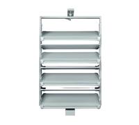 Generico Scarpiera Estraibile Girevole A 360°, Ripiano For Scarpe Multistrato Regolabile In Altezza, Organizer Verticale Salvaspazio(7 tier)