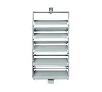 Generico Scarpiera Estraibile Girevole A 360°, Ripiano For Scarpe Multistrato Regolabile In Altezza, Organizer Verticale Salvaspazio(9 tier)