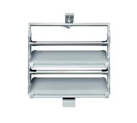 Generico Scarpiera Estraibile Girevole A 360°, Scarpiera Multistrato Regolabile In Altezza, Organizer Verticale For La Casa, Risparmia Spazio(4 tier)