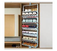 Generico Scarpiera Estraibile Girevole A 360°, Scarpiera Multistrato Regolabile In Altezza, Scaffale Impilabile For La Casa, Salvaspazio(12 tier)