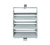 Generico Scarpiera Estraibile Girevole A 360°, Scarpiera Multistrato Regolabile In Altezza, Scaffale Impilabile For La Casa, Salvaspazio(6 tier)