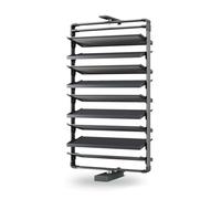 Generico Scarpiera Estraibile Girevole A 360°, Scarpiera Multistrato Regolabile In Altezza, Scaffale Portaoggetti Impilabile, For Ingresso Guardaroba(9 tier)