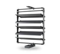 Generico Scarpiera Estraibile Girevole A 360°, Scarpiera Multistrato Regolabile In Altezza, Scaffale Portaoggetti Impilabile, For Ingresso Guardaroba(5 tier)