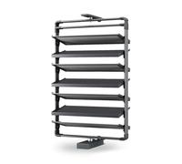 Generico Scarpiera Estraibile Girevole A 360°, Scarpiera Multistrato Regolabile In Altezza, Scaffale Portaoggetti Impilabile, For Ingresso Guardaroba(7 tier)