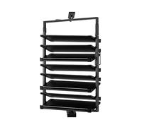 Generico Scarpiera Estraibile Girevole A 360°, Scarpiera Regolabile In Altezza, Espositore Bifacciale In Lega Di Acciaio, Salvaspazio (4-12 Livelli)(8 tier)