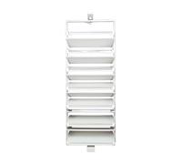 Generico Scarpiera Estraibile Girevole A 360°, Scarpiera Regolabile In Altezza, Organizer Verticale For Guardaroba(White,13 tier)