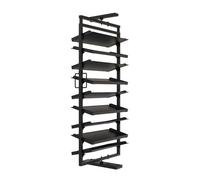 Generico Scarpiera Estraibile Girevole A 360°, Scarpiera Regolabile In Altezza, Ripiano Verticale Con Grande Capacità, Salvaspazio(9 tier)