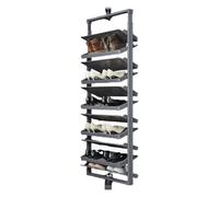Generico Scarpiera Estraibile Girevole e impilabile, mobiletto portaoggetti Verticale, Organizer per Scarpe Regolabile, scarpiera in bambù, scarpiera a Torre, Organizer per Scarpe da Ingresso, scarpi