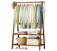 Generico Scarpiera Estraibile Girevole e impilabile, mobiletto portaoggetti Verticale Regolabile, Appendiabiti in Legno Resistente con vano Porta Scarpe - Autoportante per Ingresso, Soggiorno, corrid