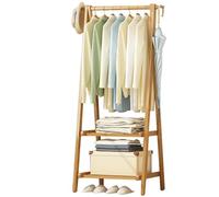 Generico Scarpiera Estraibile Girevole e impilabile, mobiletto portaoggetti Verticale Regolabile, Appendiabiti in Legno Resistente con vano Porta Scarpe - Autoportante per Ingresso, Soggiorno, corrid
