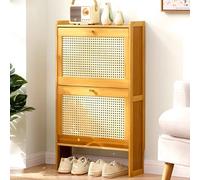 Generico Scarpiera Estraibile Girevole e impilabile, mobiletto portaoggetti Verticale Regolabile, Organizer per Scarpe Moderno e Sottile, scarpiera Nascosta a 3 cassetti, mobiletto da Ingresso autopo