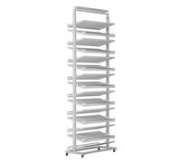 Generico Scarpiera Estraibile Girevole impilabile mobiletto portaoggetti Estraibile ripiano Verticale Organizer Regolabile scarpiera in bambù Organizer per Scarpe Torre Porta Scarpe ripiano angolare