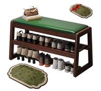 Generico Scarpiera Panca Ingresso, Panca Contenitore con Cuscino Scarpiera con Seduta con Cuscino Imbottito, Panchetta da Ingresso per Corridoio, Camera da Letto(Natural cream,80cm/31.5in)